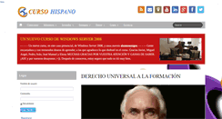 Desktop Screenshot of cursohispano.com
